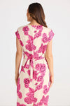 Lorenzo Dress Fuchsia Bloom