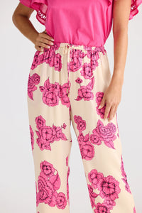 Boulevard Pant Fuchsia Bloom