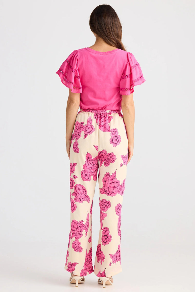 Boulevard Pant Fuchsia Bloom