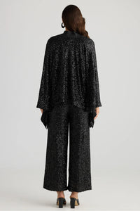 Jagger Kimono Black Sequin