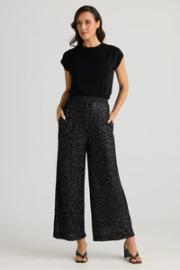 Razzle Pant Black Sequin