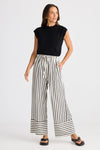 Portia Pant Black Stripe