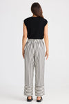 Portia Pant Black Stripe