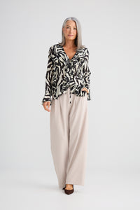 Harper Top Zebra Print