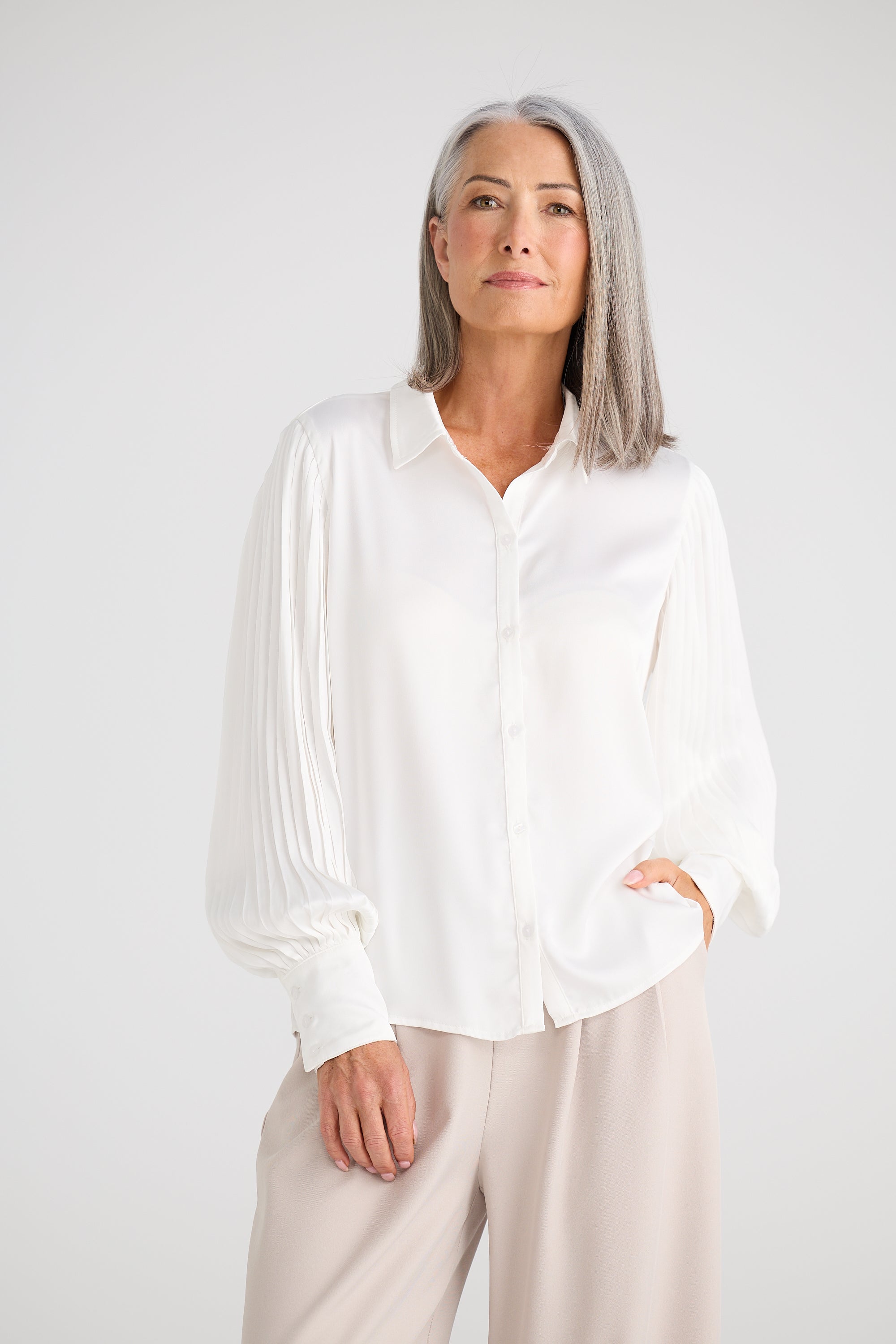 Rhonda Blouse Ivory