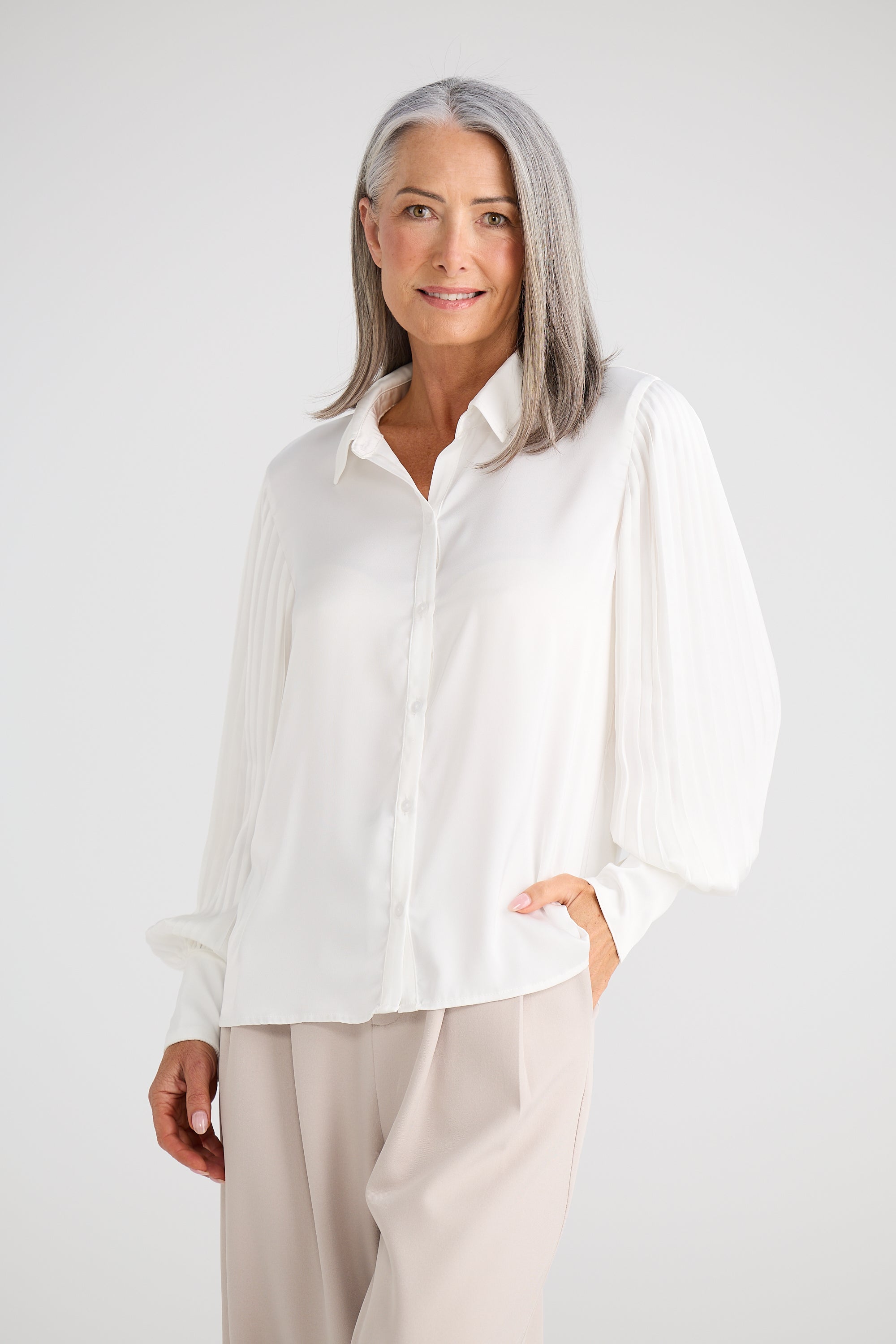 Rhonda Blouse Ivory