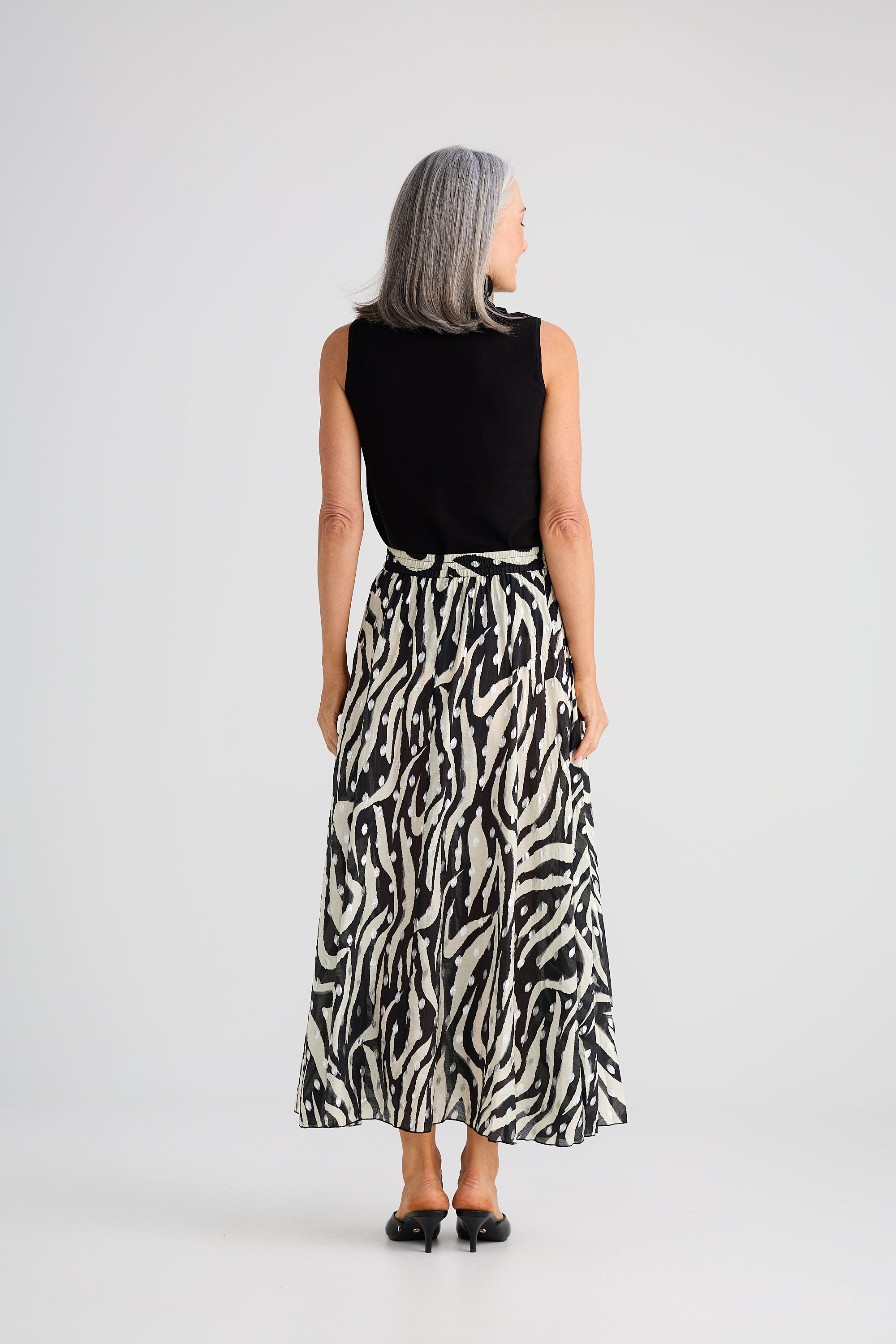 Helene Skirt Zebra Print