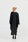 Claudia Overshirt Black Crinkle
