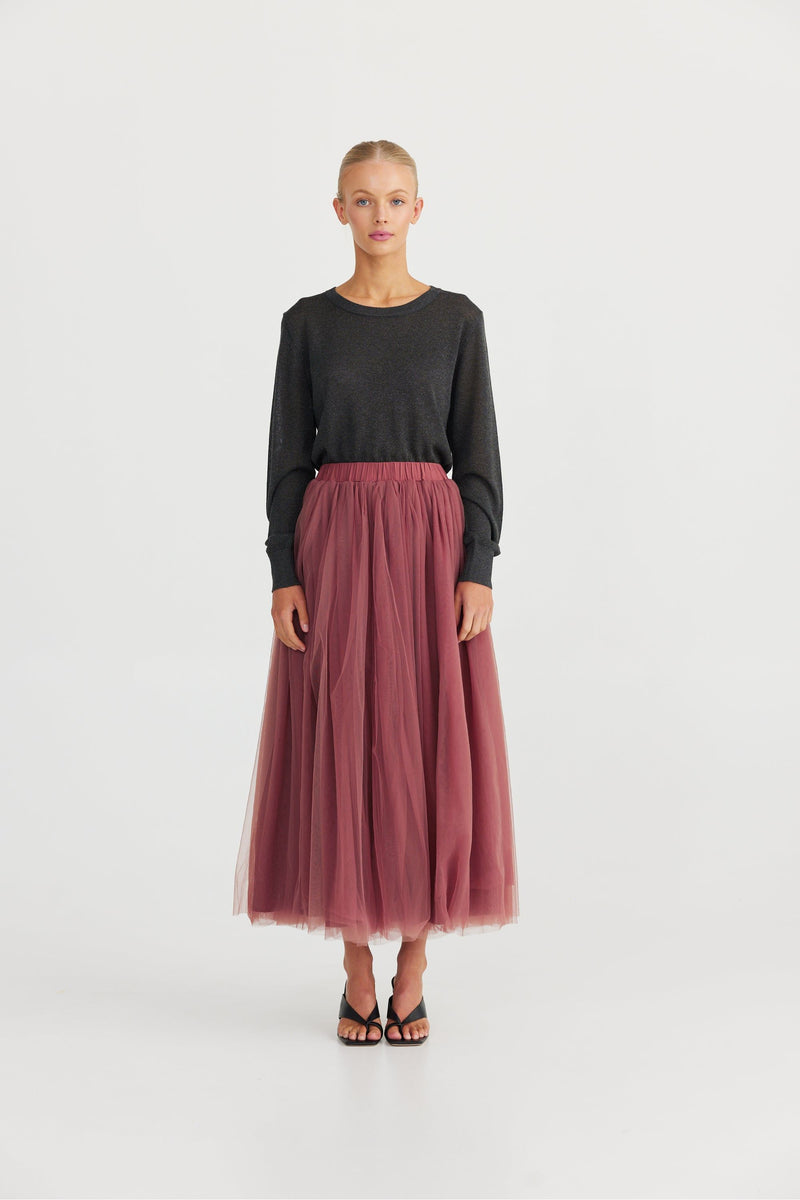 Carrie Skirt Rosewood