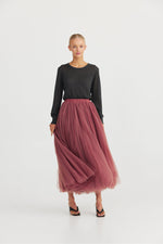Carrie Skirt Rosewood