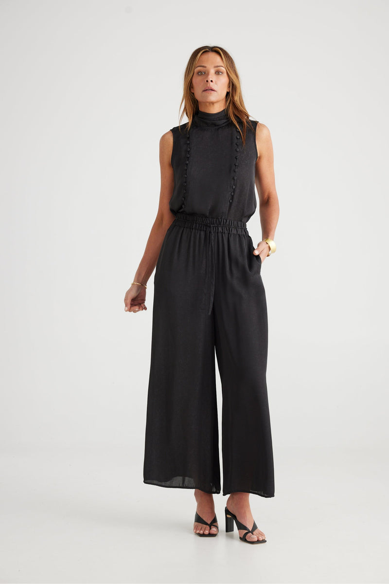 Liza Pants Black Print