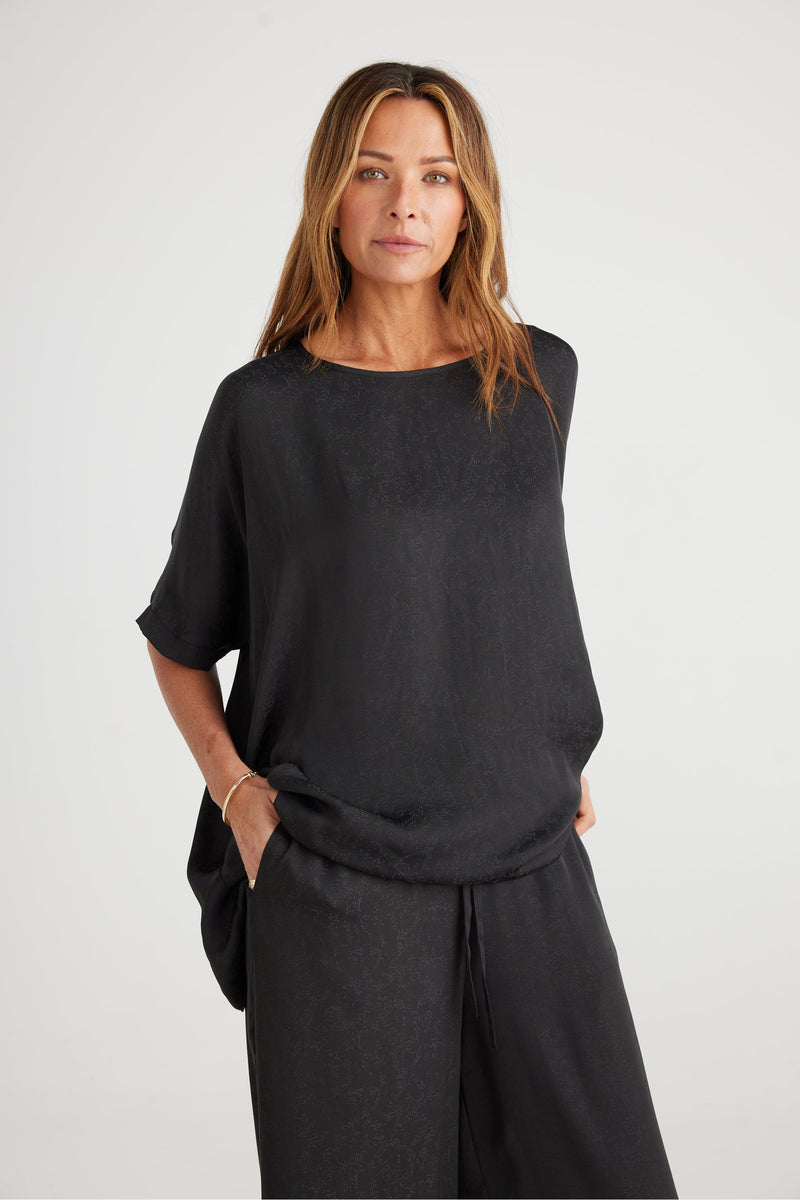 Iris Top Black