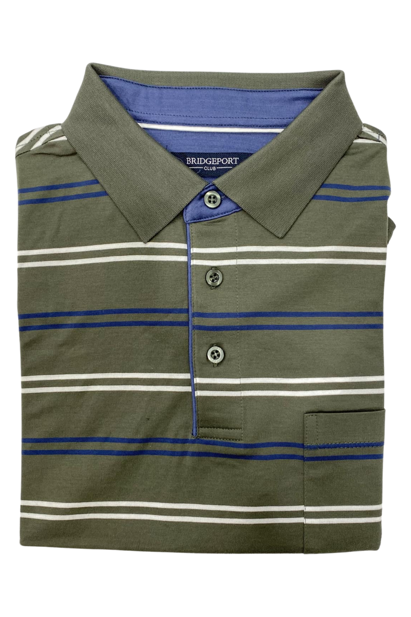 Double Mercerized Polo Olive