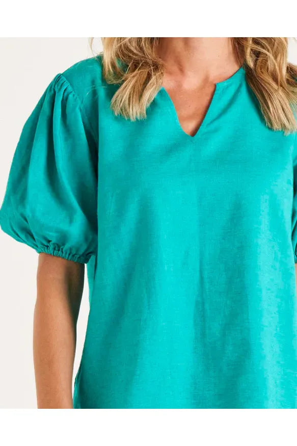 Alba Blouse Teal