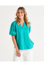 Alba Blouse Teal