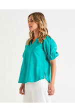 Alba Blouse Teal