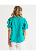 Alba Blouse Teal