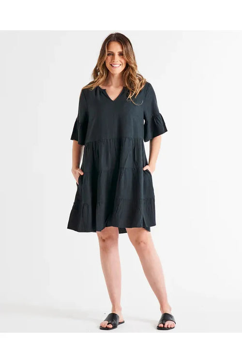 Sally Summer Dress Coal