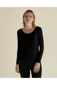 Kelli Long Sleeve Top Black