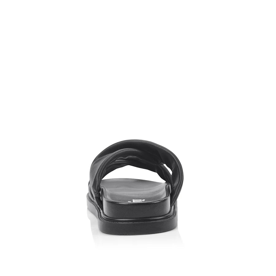Bindy Footbed Slides Black
