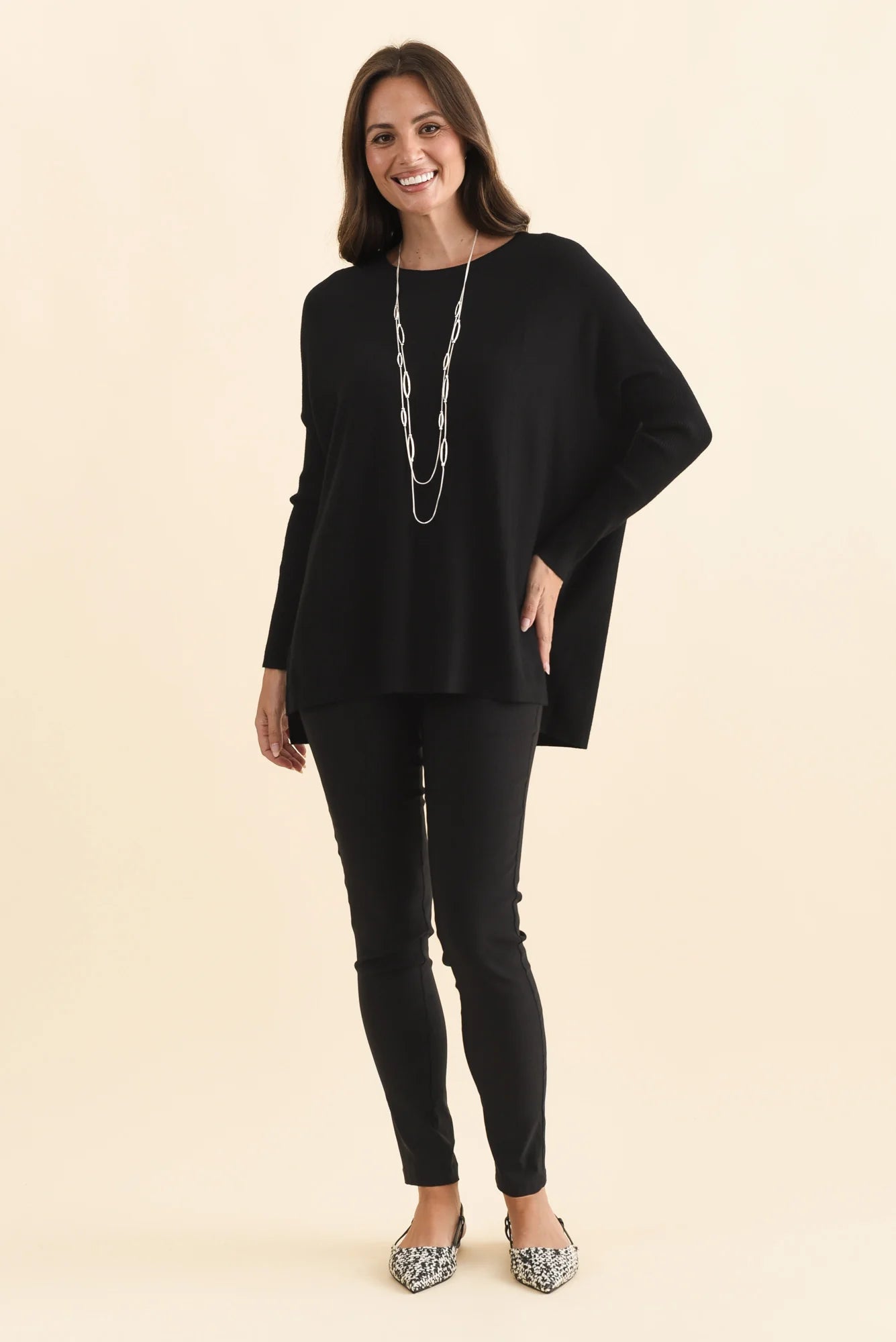 Blakely Knit Sweater Black