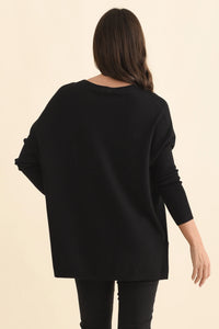 Blakely Knit Sweater Black
