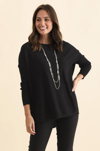 Blakely Knit Sweater Black