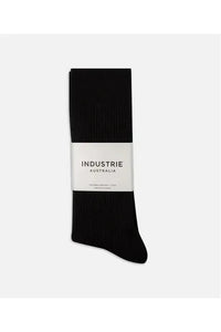 Crew Sock 2 Pack Black