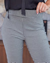 Eva Check Legging Black