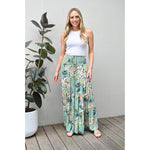 Cadie Floral Skirt Green