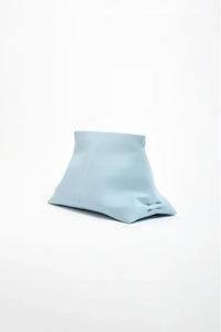 Semi Structured Clutch Blue