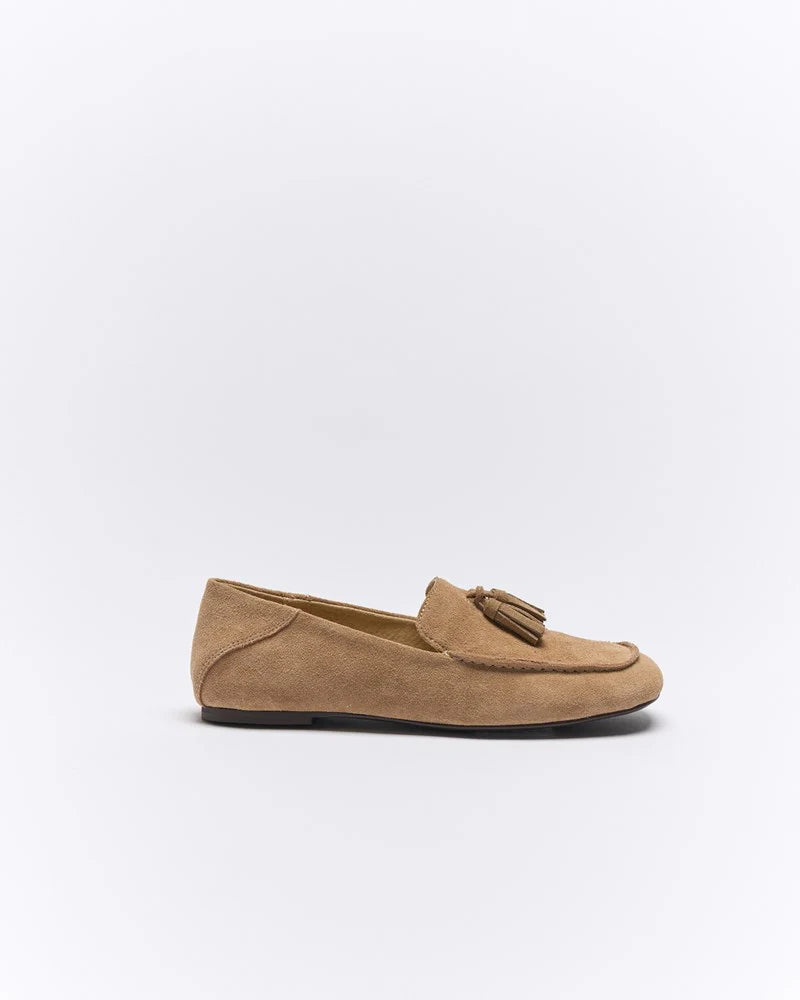 Dion Leather Loafer Camel