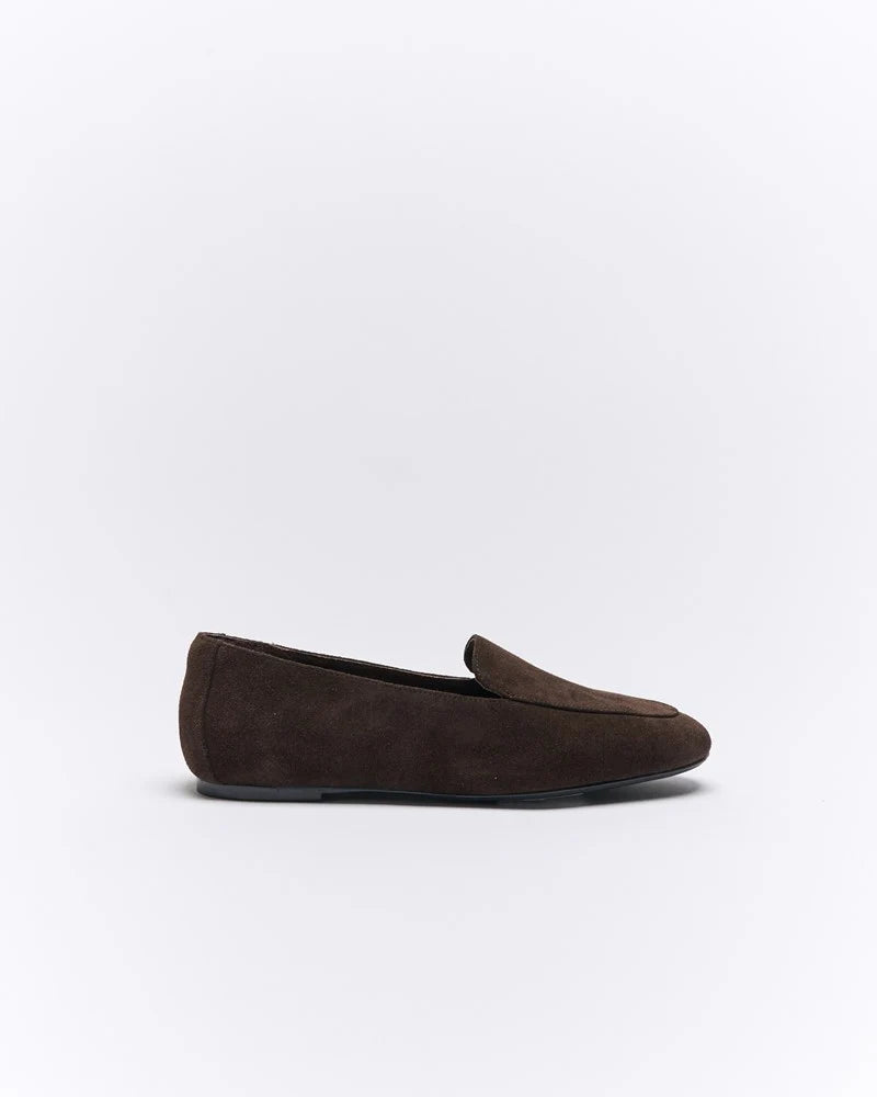 Drew Leather Loafer Chocolate