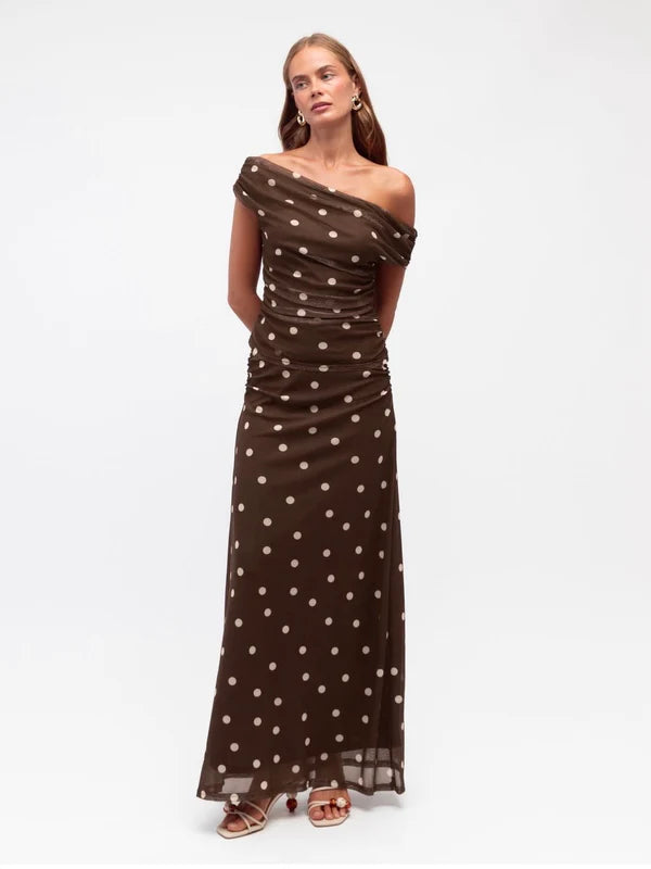 Dotted Delight Top Chocolate Spot