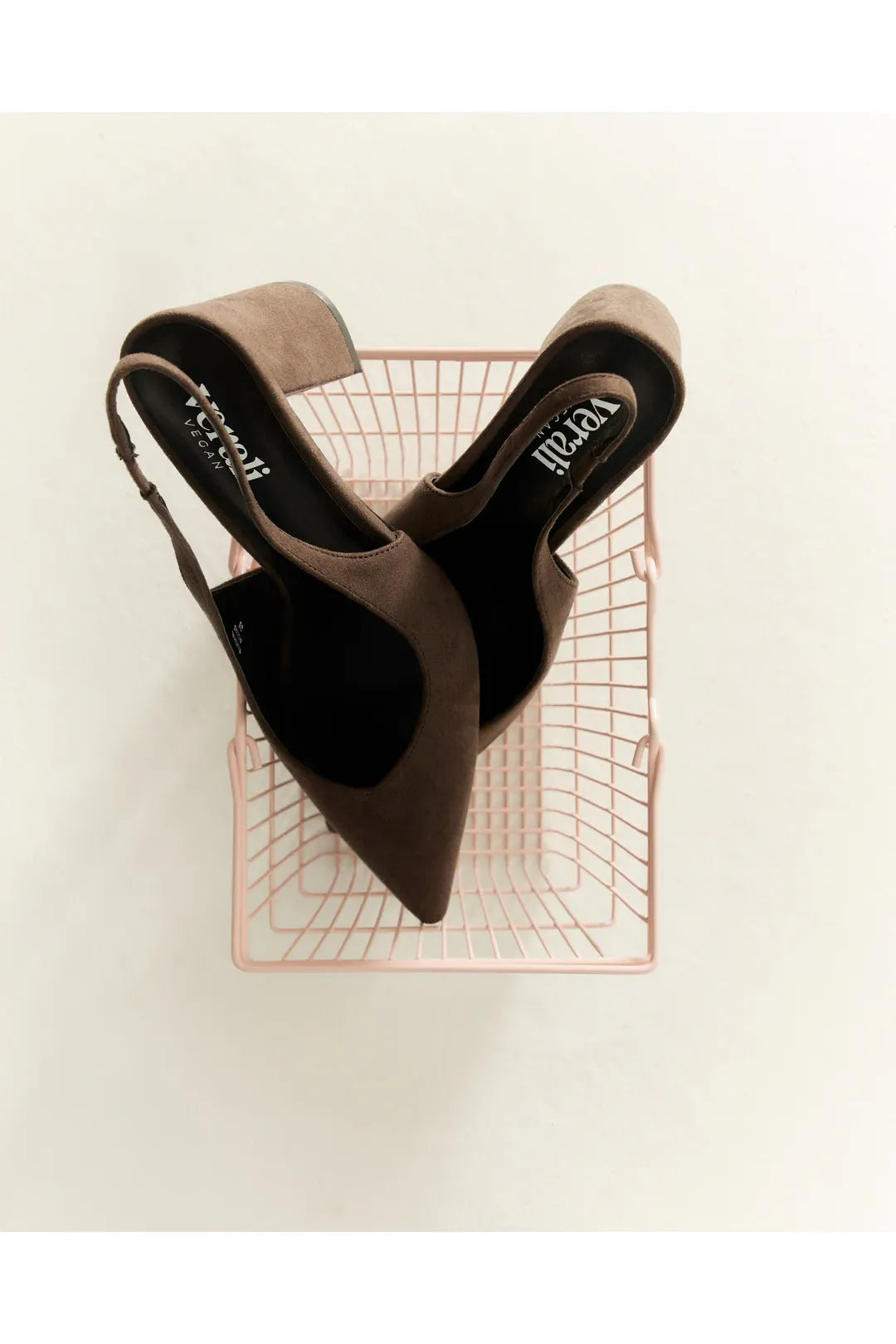 Elisha Slingback Block Heels Chocolate