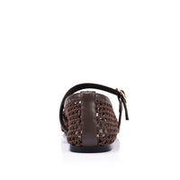 Eunice Mary-Jane Flats Chocolate