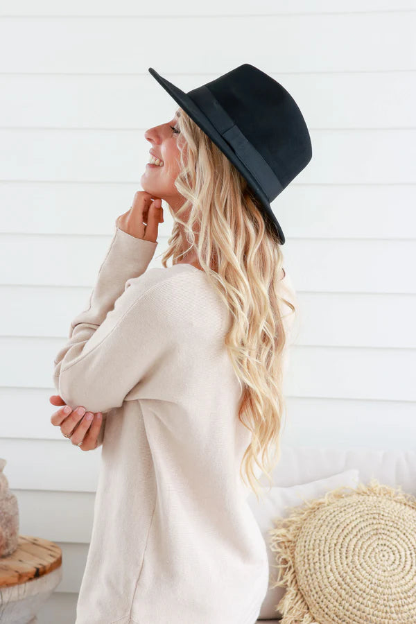 Fedora Hat Black