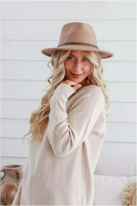 Fedora Hat Tan