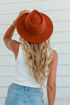 Fedora Hat Terracotta