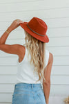 Fedora Hat Terracotta