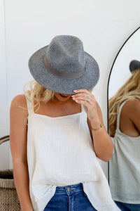 Fedora Hat Grey