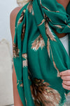 Metallic Scarf Green