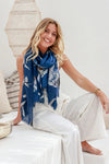 Metallic Scarf Midnight