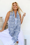 Paisley Scarf Blue