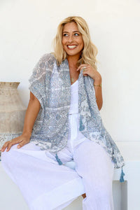 Paisley Scarf Denim