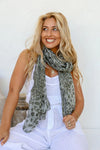 Animal Printed Scarf Mint
