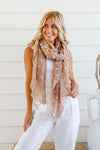 Checked Scarf Coffee
