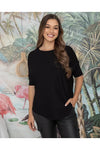 Frankie Batwing Knit Black