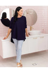 Frankie Batwing Knit Navy