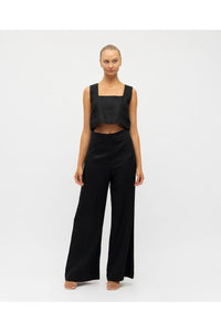 Ayla Crop Black